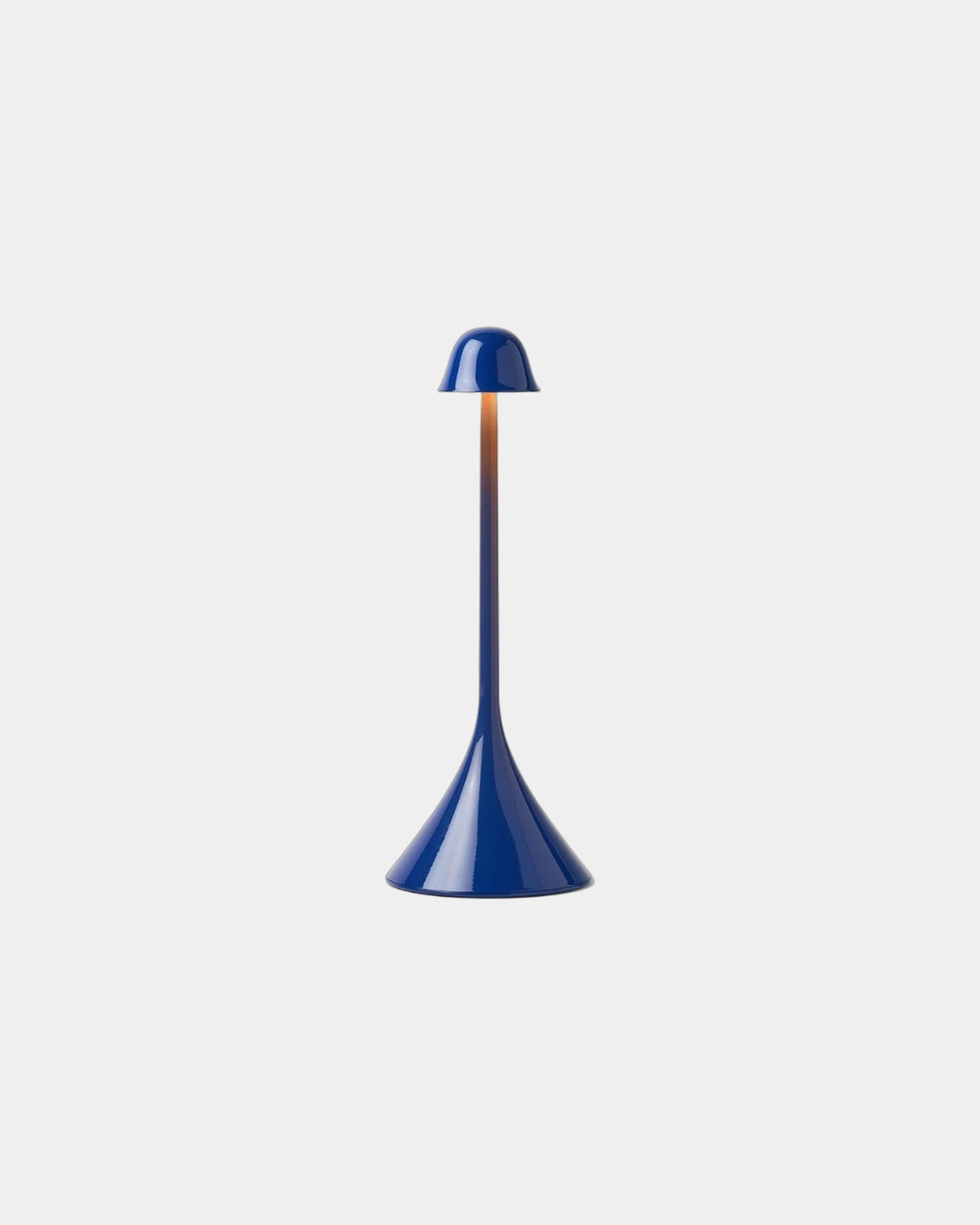 Tischlampe LED ABS Lexon Steli S - Dome zum Personalisieren - Glänzend Blau